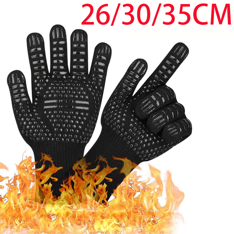 Heat Resistant Glove - قفازات الشواء مثبطات اللهب عدم الانزلاق