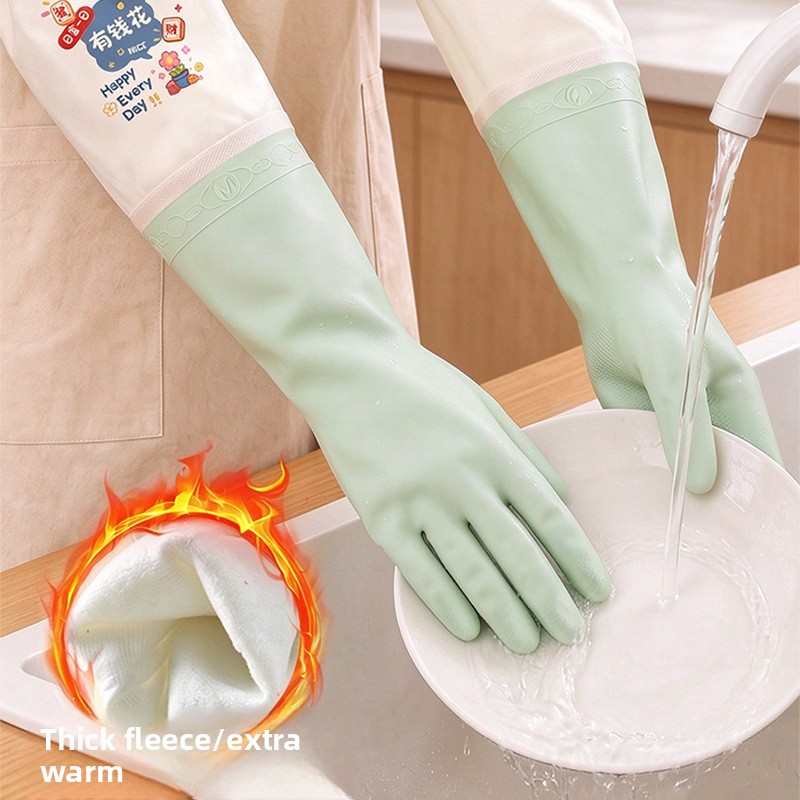 قفازات غسيل الأطباق الطويلة جد - مراجعة Dish Glove Rubber وسعره