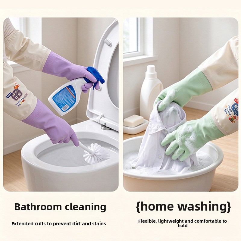 قفازات غسيل الأطباق الطويلة جد - مراجعة Dish Glove Rubber وسعره