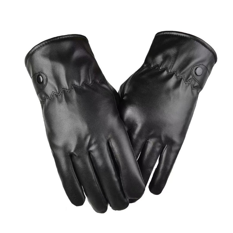 الشتاء موضة الأسود بولي Leathe - مراجعة Leather Driving Glove وسعره