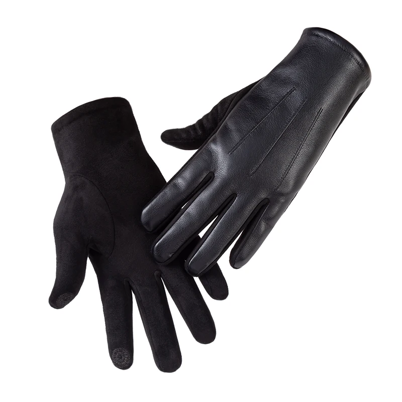 قفازات رجالي جلدية تعمل باللمس - مراجعة Leather Driving Glove وسعره