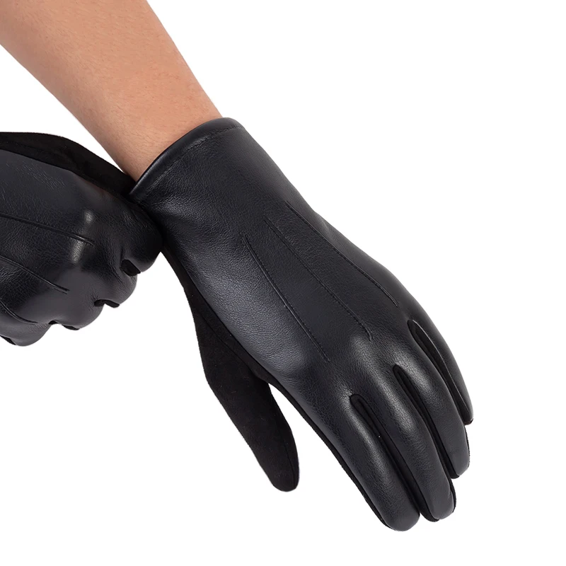 قفازات رجالي جلدية تعمل باللمس - مراجعة Leather Driving Glove وسعره