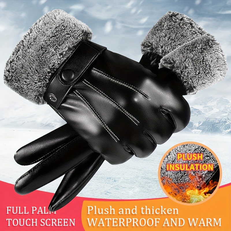 1/2/3 أزواج من قفازات الشتاء ا - مراجعة Leather Driving Glove وسعره