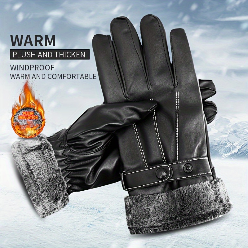 1/2/3 أزواج من قفازات الشتاء ا - مراجعة Leather Driving Glove وسعره