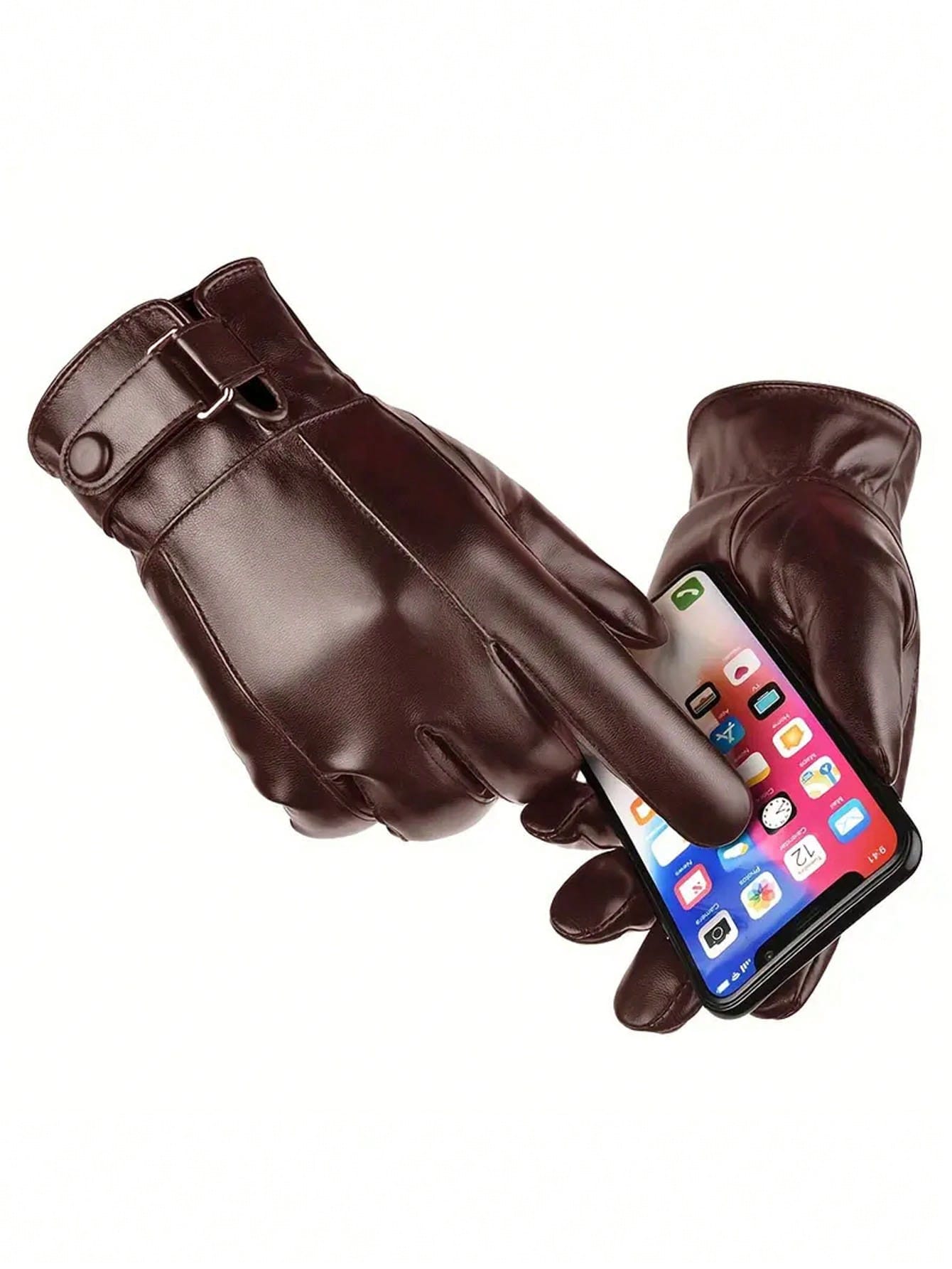 قفازات رجالية شتوية دافئة مصنو - مراجعة Leather Driving Glove وسعره