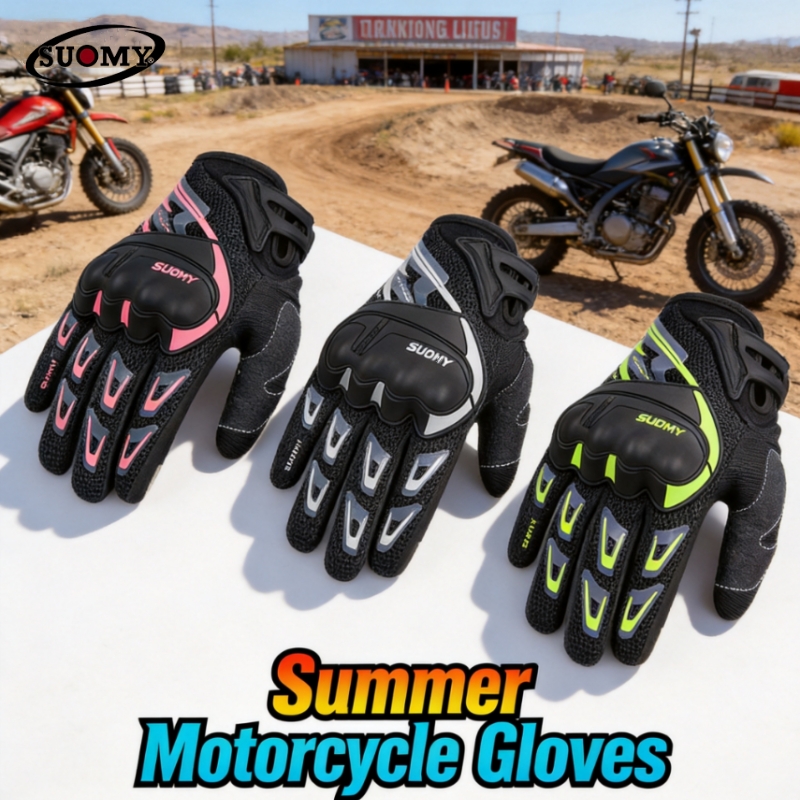 قفازات دراجات نارية صيفية قابل - مراجعة Motorcycle Glove Knuckle وسعره