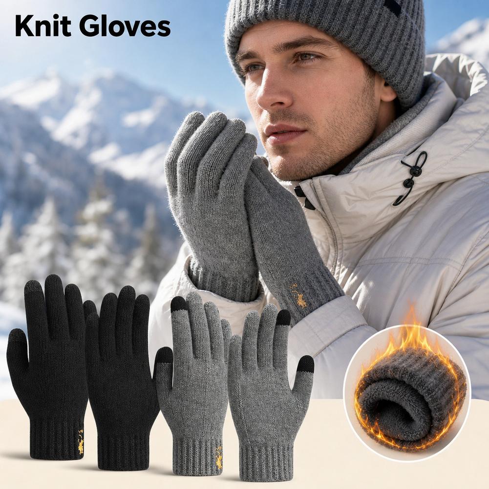 قفازات شتوية محبوكة تعمل باللم - مراجعة Wool Glove Lined وسعره