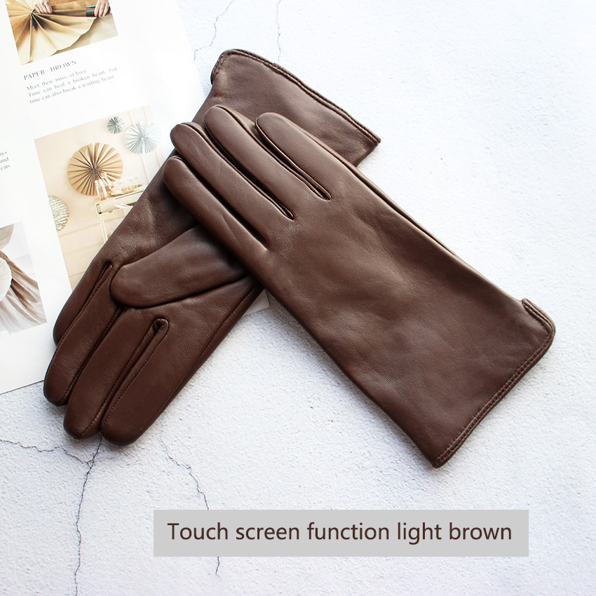 قفازات نسائية من جلد الغنم الم - مراجعة Leather Driving Glove وسعره
